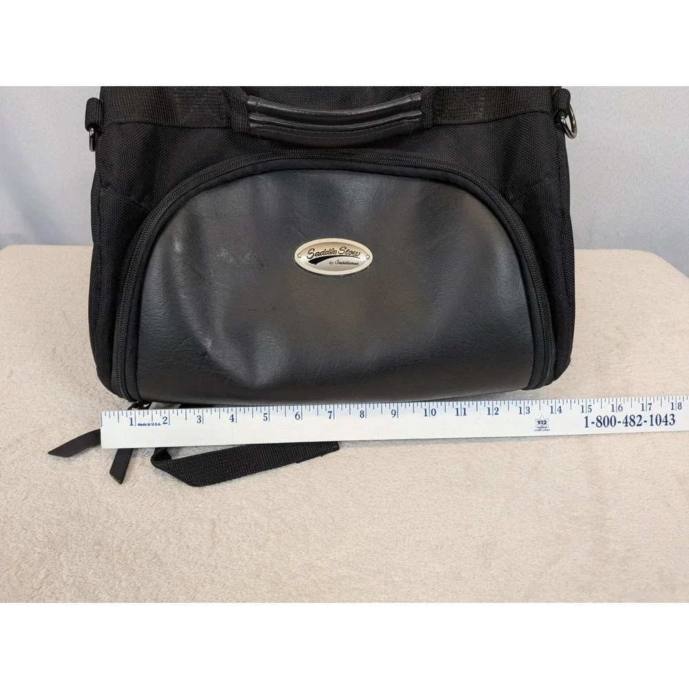 Saddlemen Saddle Stow Motorcycle Luggage Bag‎ Black Tail Trunk Cruiser Biker